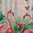 thumbnail image 5 of Orinice Pink Flamingo Shower Curtain Set, Sage Green Leaf with Red Mushroom Shower Curtain for Bathroom Tropical Banana Leaf Butterfly on Beige Shower Curtain with Hooks Bathroom Decor, 69x72, 5 of 7