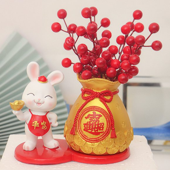 Langgg Zhaocai Cat Key Storage Ornament
