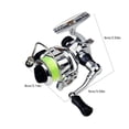 thumbnail image 3 of Pocket Aluminum Alloy Fishing Tackle Small Spinning Reel, 3 of 10