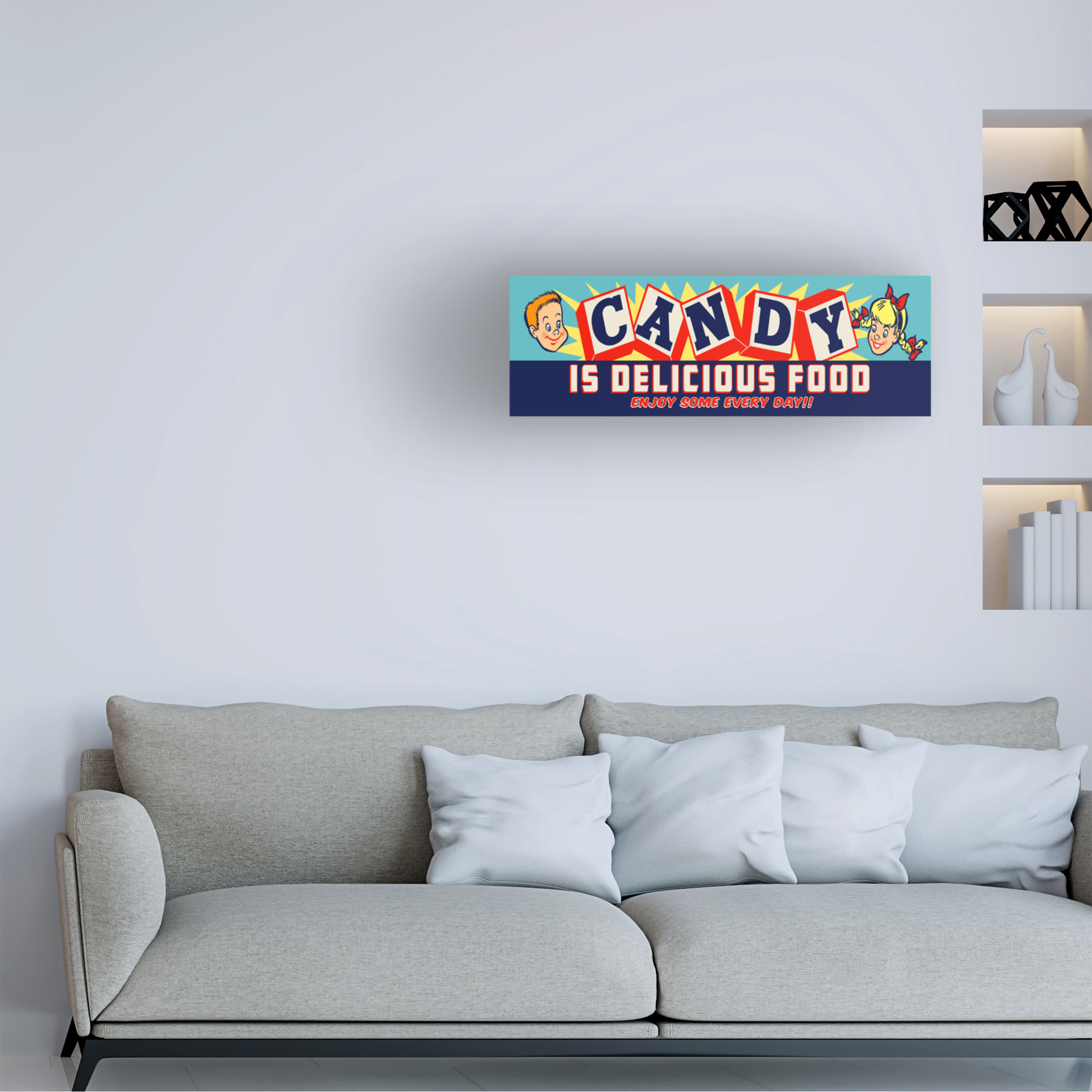 RetroPlanet 'Candy Delicious Food' Canvas Art