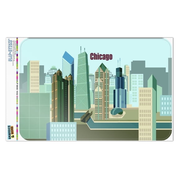 Chicago Hancock Building Willis Tower Cloud Gate Bean Home Business Office Sign