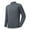 Dark Gray, variant on Maean Mock Neck Tops for Mens Long Sleeve Pullover Quarter Zipper Golf Shirts Athletic Casual Workout