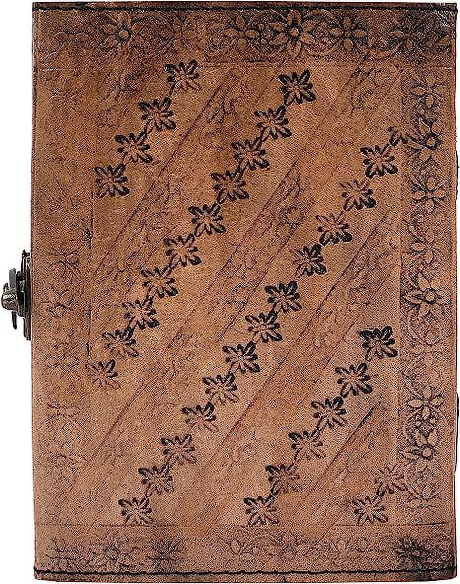 OVERDOSE Colosseum Vintage Leather Journal - Handmade Journal For Students, Office Bound Leather Journal for men & women | Sketchbook | Notebook Diary - 5 x 7 inches | 12 x 17 cm | A6