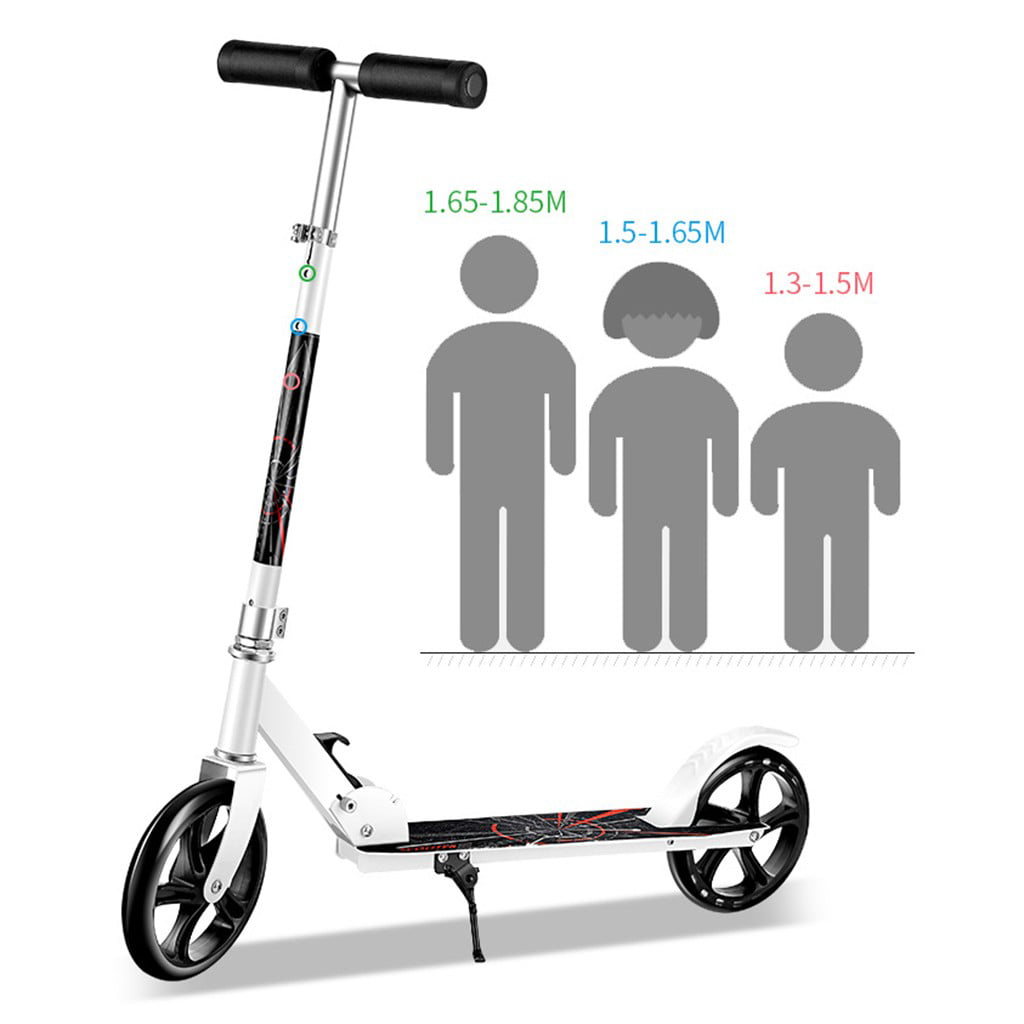 Details about   Lightweight Mini Removable Folding Scooter Protable Two Rounds Scooter USA Adult 