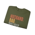 thumbnail image 3 of Welder Husband Dad Sweatshirt Gifts Crew Neck Shirt Long Sleeve Unisex, 3 of 5