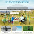 thumbnail image 5 of Gymax Patio 10 x 10FT Instant Pop-up Canopy Folding Tent w/ Sidewalls & Awnings Outdoor, 5 of 10