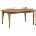 thumbnail image 7 of Christopher Knight Home Modern Transitional 38" Outdoor Coffee Table, Solid Wood, Teak, 7 of 7