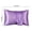 Purple, variant on GFHFHITJ Silk Satin Pillowcase for Hair and Skin, 20x30 Inches Standard Size, Luxury and Soft Satin Pillow Covers