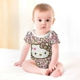 thumbnail image 4 of Hello Kitty Baby Bodysuit Boy Girl Clothes Soft Newborn Infant Outfit Short Sleeve Romper, 4 of 8