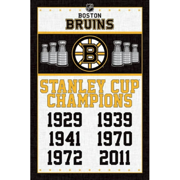 Boston Bruins - Champions Poster Print (22 x 34)