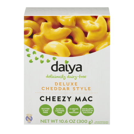 Daiya Cheezy Mac Deluxe Cheddar Style, 10.6 OZ (The Best Vegan Mac And Cheese)