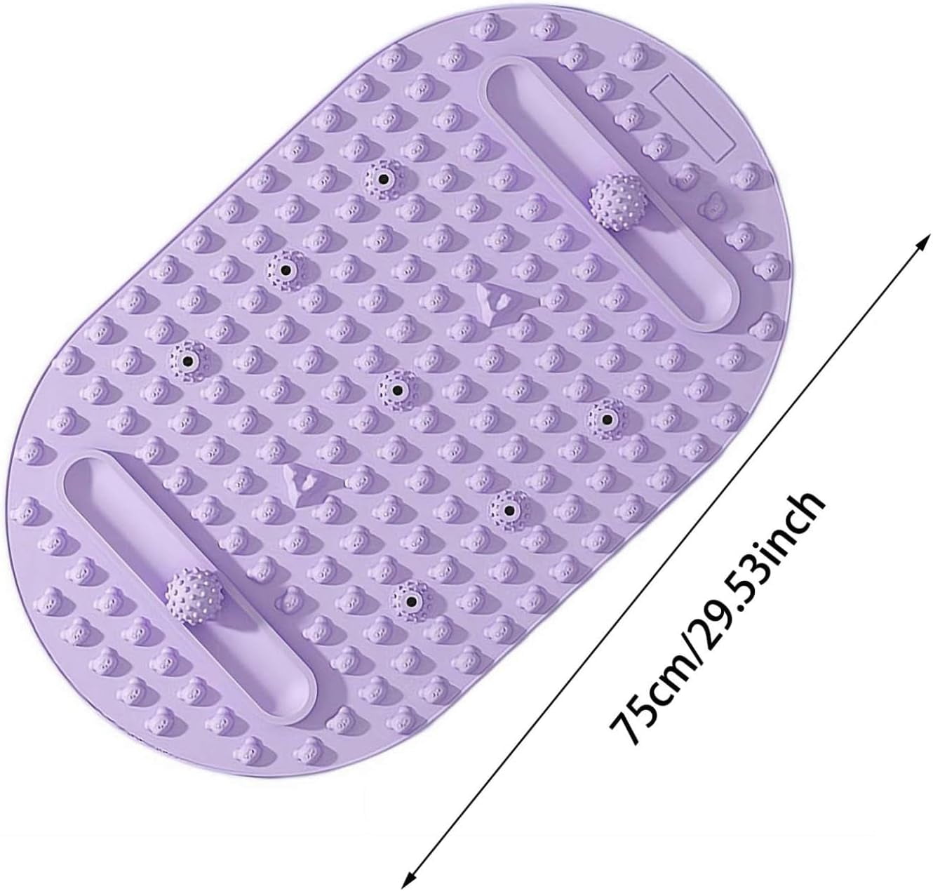 Extra Large Foot Massage Mat, Acupressure Mat,Double-Sided Silicone Acupressure Pad for Relaxation, Portable Foot Floor Trainer for Home, Office & Yoga Practice(RL Pink 1 PC)