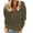 Army Green, variant on Spring On Hoodies Sweatshirts Sexy V-Neck Bandage Cross Long Sleeve Casual Solid Pullover Tops Halloween Sweatshirts for Women