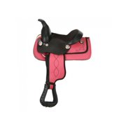 Tough 1 Western Saddle Package Eclipse Miniature Trail 8" Pink 9KS408