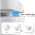 thumbnail image 6 of Cord Organizer Holder, 8 Pack Magnetic Desk Cable Clips Management, Hide Phone Charging Cable Keeper, Strong Adhesive Wire Charger Holder for Nightstand, Kitchen Appliances, Office Supplies, 6 of 14