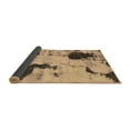 thumbnail image 2 of Ahgly Company Indoor Round Abstract Brown Modern Area Rugs, 3' Round, 2 of 4