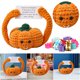 thumbnail image 4 of Juguete Tejido Tejidas Muñecas Animales/calabaza Divertida para Regalos Cumpleaños, 4 of 9
