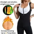 thumbnail image 4 of Clearance!Fashion Sweat Body Shaper Women Workout Slimming Tank Top PU Sauna Vest for weight loss, 4 of 10