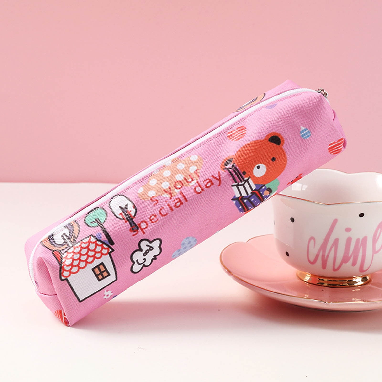 Kuluzego New Cartoon Pencil Case, Cute Stationery Bag, Cartoon Pencil