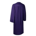 thumbnail image 2 of Endea Graduation Matte Purple Graduation Gown, 2 of 8