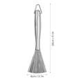 thumbnail image 2 of Wok Brush Cleaner, Stainless Steel Scrub Brushes For Cleaning With Sturdy Handle, Kitchen Cleaning Brush, Kitchen Pan Brush, Pan Handle Cleaning Brush For Home, 2 of 8