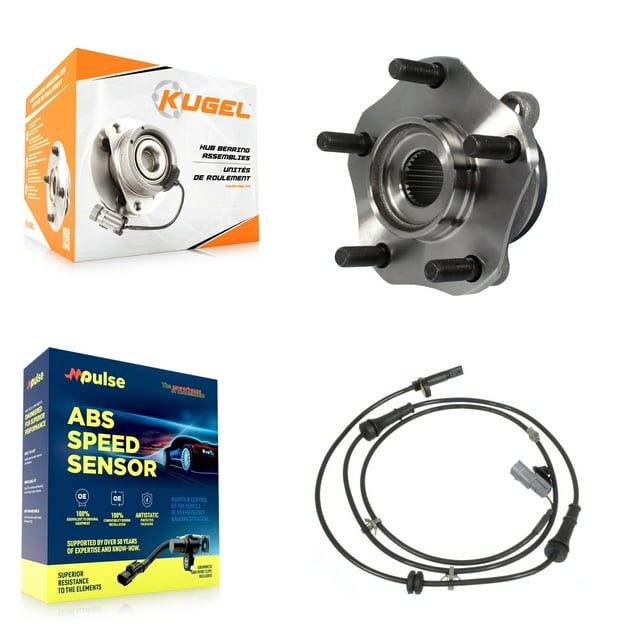 Kugel Front Wheel Hub Bearing and ABS Sensor Kit for Car Nissan Sentra - Left Right Side (Driver Passenger) K7S-103174