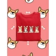 thumbnail image 3 of Corgi Puppies Banner Sweatshirt Women -Image by Shutterstock, Female 4X-Large, 3 of 4