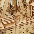 thumbnail image 3 of Puzzle de madera 3D Foyucool Ferris Wheel con modelo de caja de música, 3 of 7