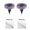 Purple 2pcs, variant on KGJQ 2Pcs Solar Mosaic Disc Lights Waterproof Pathway Lights Outdoor LED Garden Stake Lights Auto On/Off Solar Powered Lamps for Yard Lawn Driveway