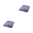 thumbnail image 2 of Sidaley Alfombrilla de asiento de coche no tóxica de felpa, sin desplazamiento, cojín de asiento adecuado para todos los coches, imitación gris claro 2piezas, 2 of 6