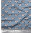 thumbnail image 1 of Soimoi Satin Silk Fabric Artistic Butterfly Print Fabric by The Yard 42 Inch Wide, 1 of 3