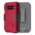 thumbnail image 4 of BELTRON DuraForce Pro 3 Case with Clip, Heavy Duty Case with Swivel Belt Clip for Kyocera DuraForce Pro 3 5G E7200 Verizon Features: Secure Fit & Built-in Kickstand Safety Red, 4 of 8