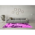 thumbnail image 3 of Ahgly Company Indoor Rectangle Abstract Pink Modern Area Rugs, 7' x 9', 3 of 4