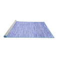 thumbnail image 2 of Ahgly Company Machine Washable Indoor Rectangle Solid Blue Modern Area Rugs, 5' x 7', 2 of 4