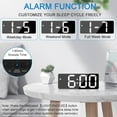 thumbnail image 4 of ARCTICICE LED Digital Clock with 5 Setting Modes, USB & Battery Powered Sunrise Alarm Clock for Bedroom Home Decor, White Light, 4 of 8