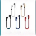 thumbnail image 1 of Conector USB de ángulo recto tipo C de doble codo para línea de datos de 8 pines Cable de carga rápida trenzado de Apple Cable de carga de tesoro Línea corta, 1 of 5