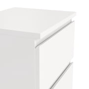 Tvilum Aurora 2 Drawer Bedroom Nightstand for Adults, White