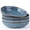 Deep Blue, variant on 8.5’’ Ceramic Pasta Bowls Set of 4, 36oz Large Stoneware Bowls Set | Large Dinner Serving Bowls Set, Wide Bowl Plate for Pasta,Salad, Soup, Microwave Safe
