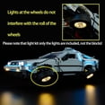 thumbnail image 2 of Kyglaring LED Light Kit Designed for Lego Creator Expert Back to The Future Time Machine 10300 Model Building Kit-No Model(RC Sound Version), 2 of 9