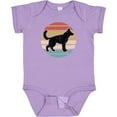 thumbnail image 3 of Inktastic German Shepherd Silhouette Vintage Retro Boys or Girls Baby Bodysuit, 3 of 5