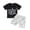 Z85-Black, variant on YUEHUA 2 T Boys Clothing Sets Summer Lightweight Elastic Waist Shorts Excavator Pattern Breathable Shirt Shorts Set 2pcs Boys Clothing Sets