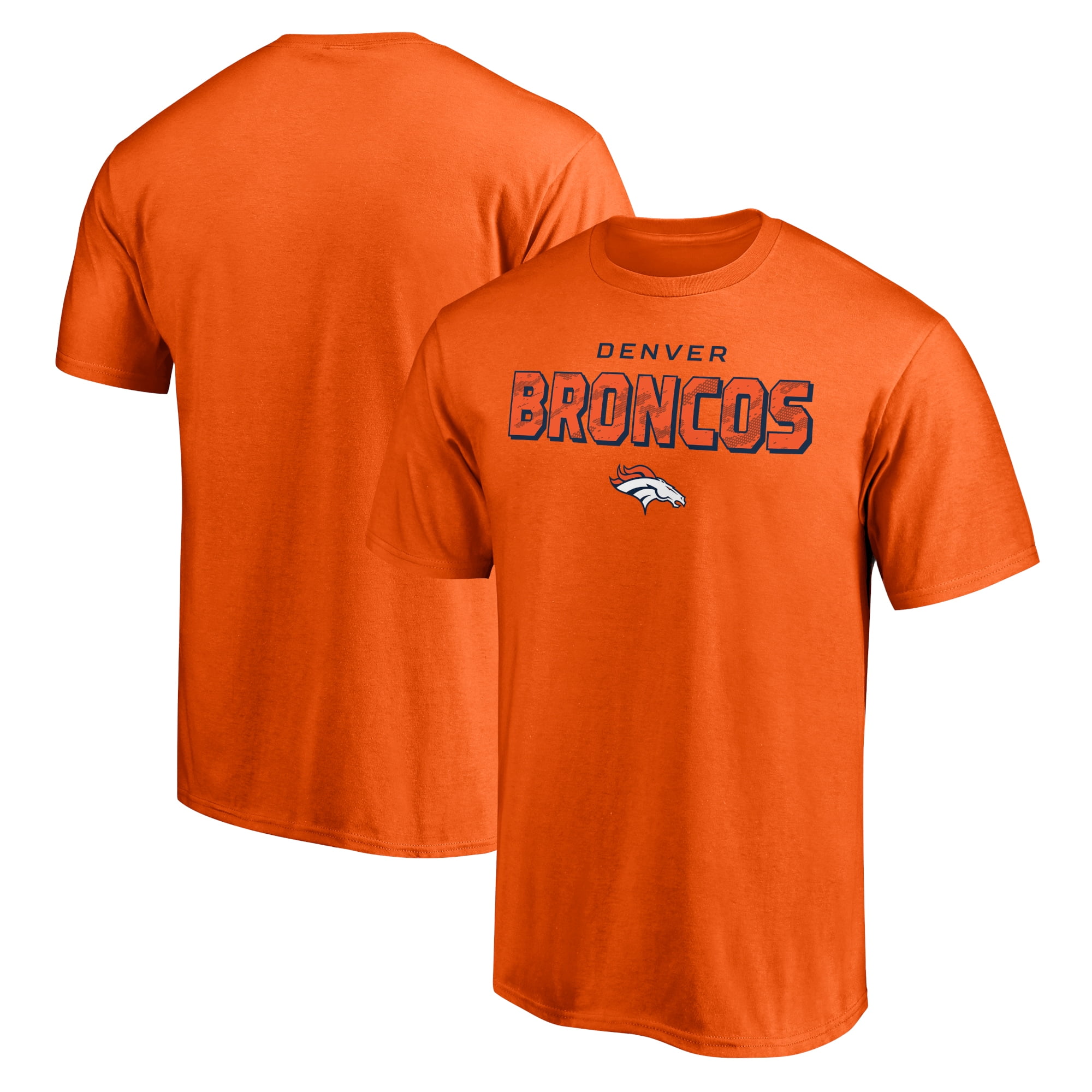 Denver Broncos T-Shirt US Football Mens Short Sleeve Tee Training Tops 