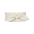thumbnail image 1 of Cinturones Obi para Mujeres Talla Grande INSPIRE CHIC, Cinturón de Lazo Autoadhesivo, Cinturón Ancho para Vestidos Color Beige 37.40-40.16, 1 of 6