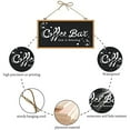 thumbnail image 3 of Coffee Bar Decorative Wood Sign Home Decor Wood Sign Plaque Hanging Wall Art Wood Board Door Sign Loving is Brewing Heart for Coffee Shop Home Kitchen Patio Decoration 12 x 6inch, 3 of 9