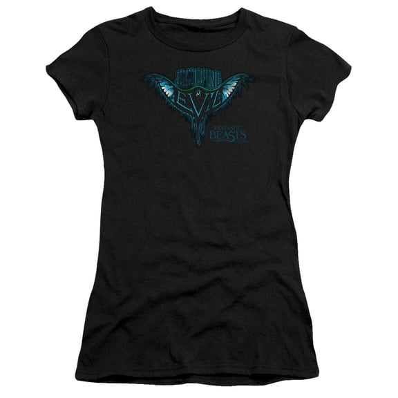 Fantastic BeastS/Swooping Evil S/S Junior Women's T-Shirt Sheer Black
