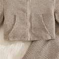 thumbnail image 7 of Wdgfv Girls Clothes Clothing Sets Long Sleeve Twist Ribbed Pullover Sweatshirt Flare Pants Girls Outfits 2 Piece Grey 7-8 Years, 7 of 7