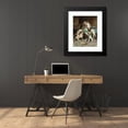 thumbnail image 4 of Carl Reichert 20x24 Black Modern Framed Museum Art Print Titled - Beagle Puppies Feasting (1889), 4 of 5
