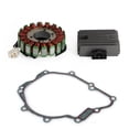 thumbnail image 2 of Magneto Stator+redresseur de Tension+joint pour Yamaha YZF R6 YZF-R6 R6S 2003-2005, 2 of 9