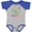Baseball Heather and Royal, variant on Inktastic Tia and Tio Love Me Boys or Girls Baby Bodysuit