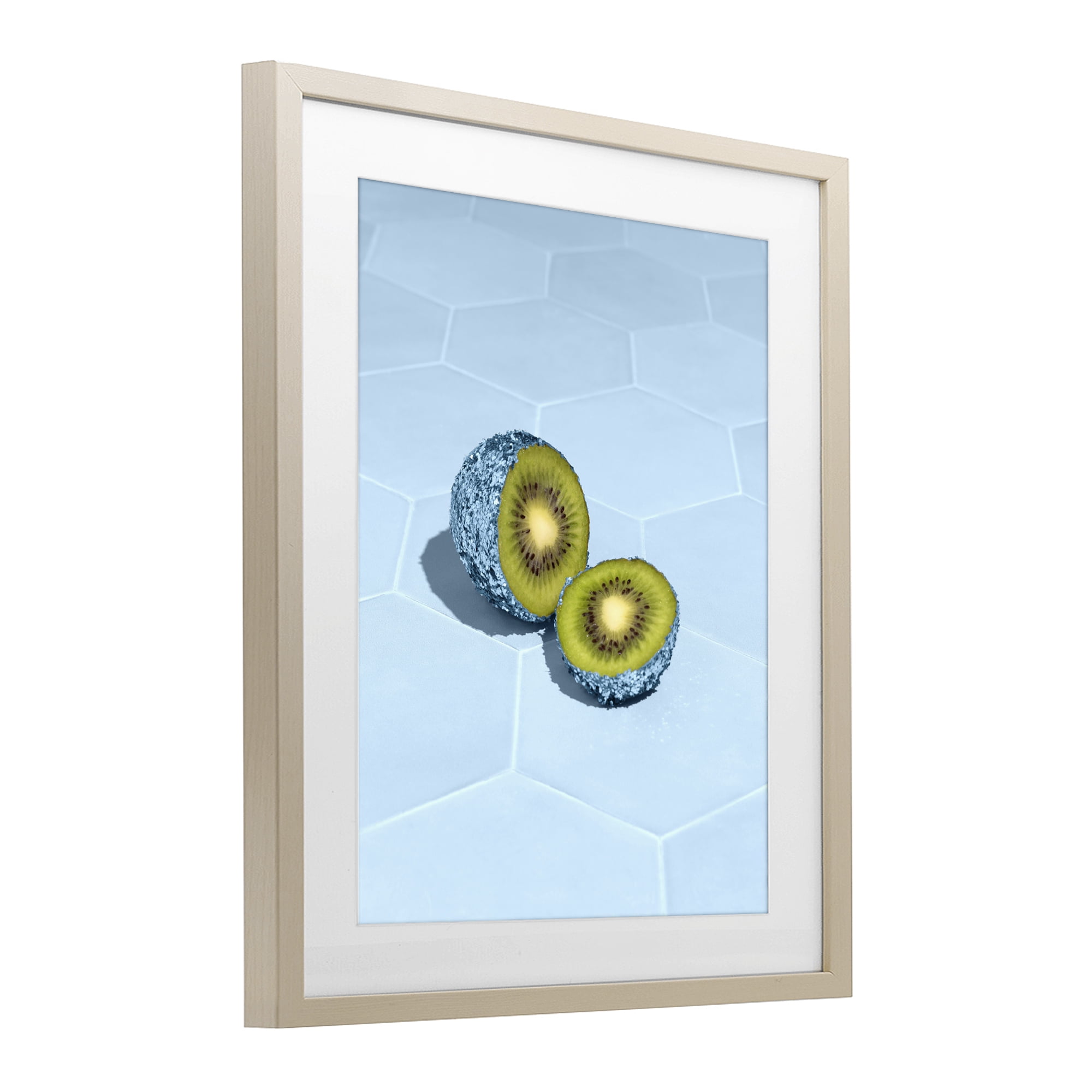 Stupell Industries Blue Glimmer Kiwi Birch Framed Print Under Glass, design by LISH Creative
